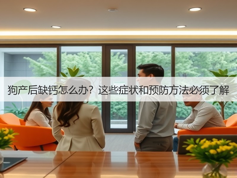 狗产后缺钙怎么办？这些症状和预防方法必须了解