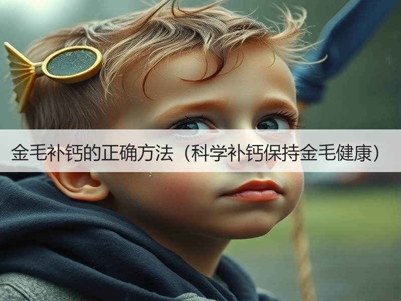 金毛补钙的正确方法（科学补钙保持金毛健康）