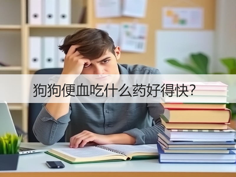 狗狗便血吃什么药好得快？