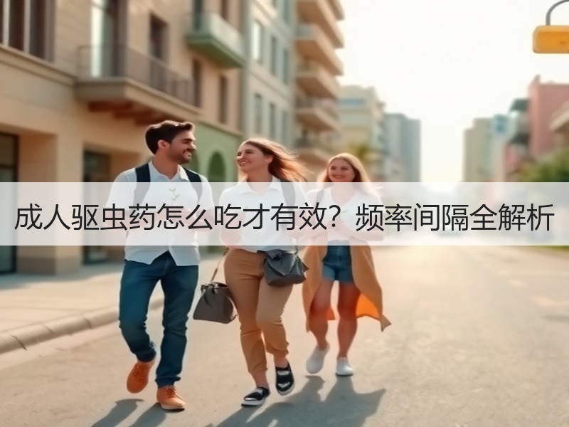 成人驱虫药怎么吃才有效？频率间隔全解析