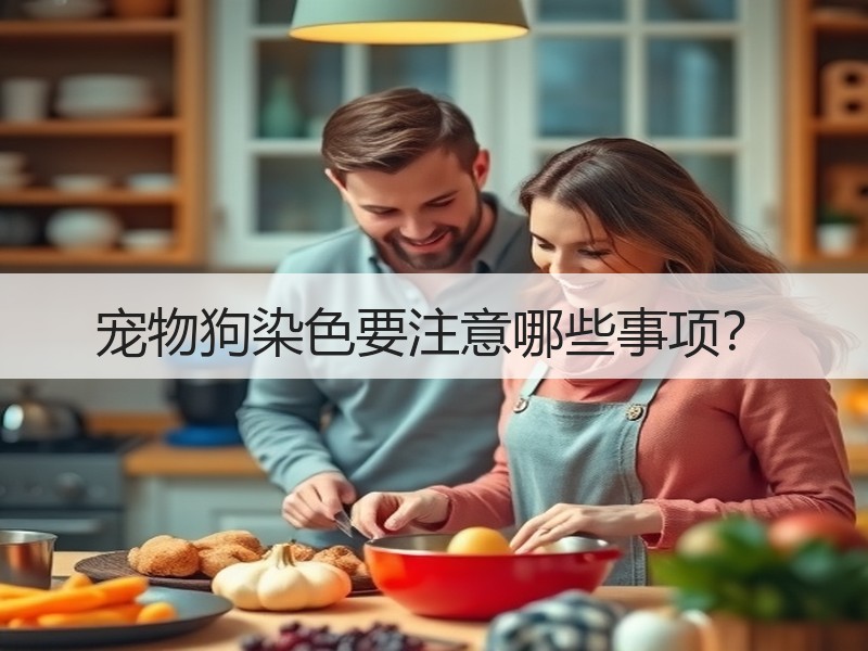 宠物狗染色要注意哪些事项？