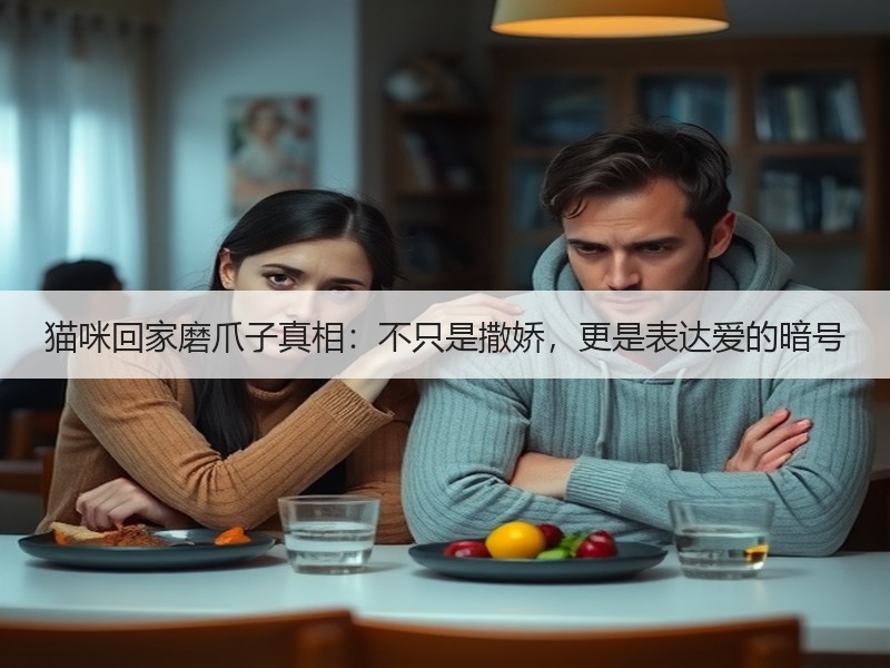 猫咪回家磨爪子真相：不只是撒娇，更是表达爱的暗号