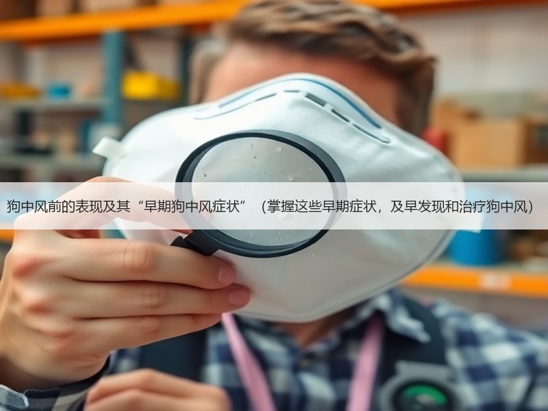 狗中风前的表现及其“早期狗中风症状”（掌握这些早期症状，及早发现和治疗狗中风）