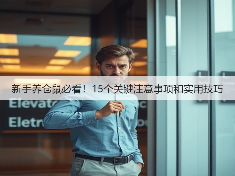 新手养仓鼠必看！15个关键注意事项和实用技巧