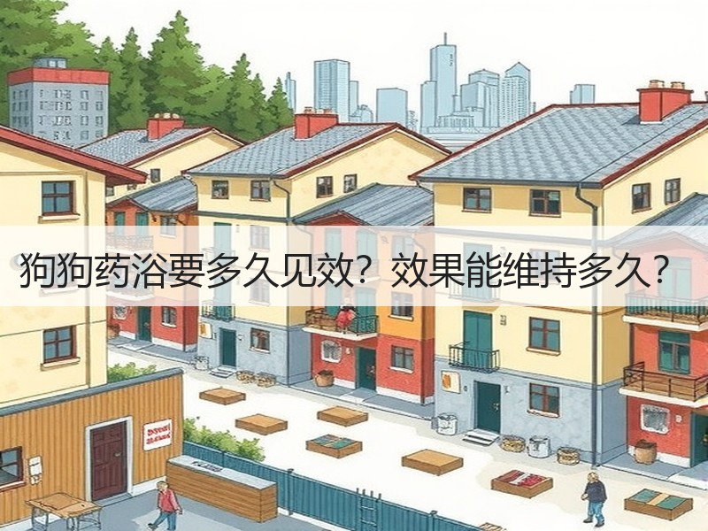 狗狗药浴要多久见效？效果能维持多久？