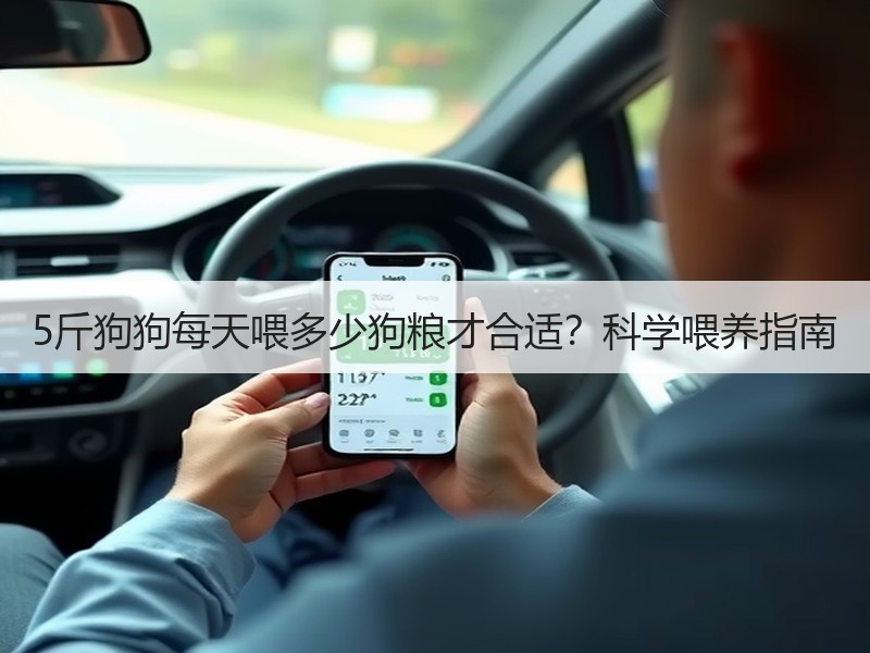 5斤狗狗每天喂多少狗粮才合适？科学喂养指南