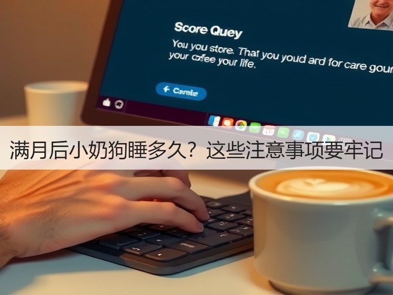 满月后小奶狗睡多久？这些注意事项要牢记