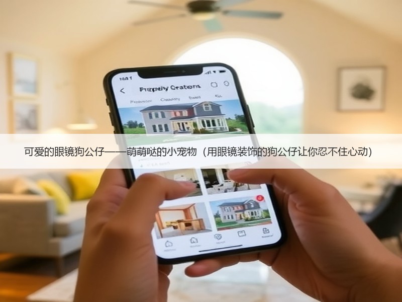 可爱的眼镜狗公仔——萌萌哒的小宠物（用眼镜装饰的狗公仔让你忍不住心动）
