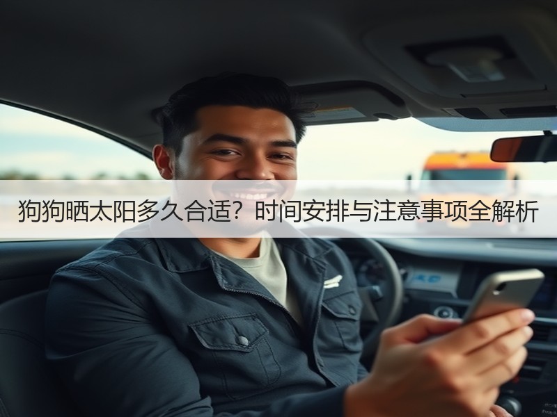 狗狗晒太阳多久合适？时间安排与注意事项全解析