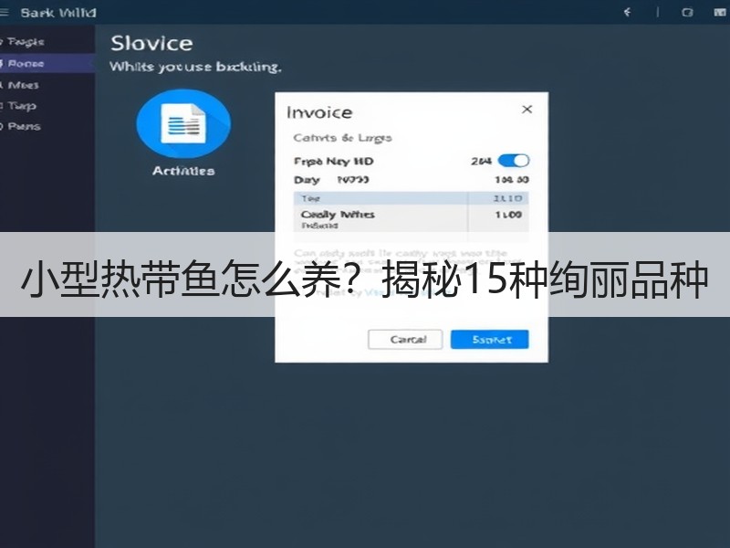 小型热带鱼怎么养？揭秘15种绚丽品种