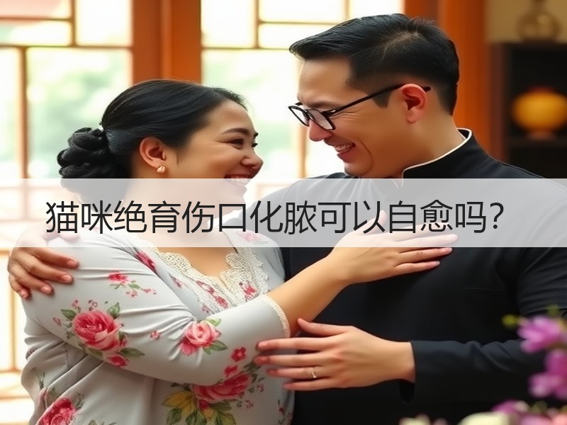 猫咪绝育伤口化脓可以自愈吗？