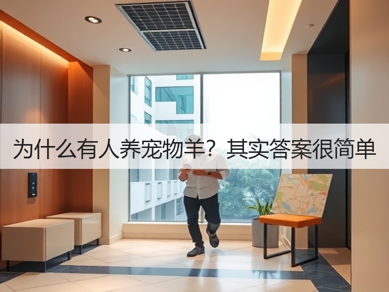 为什么有人养宠物羊？其实答案很简单