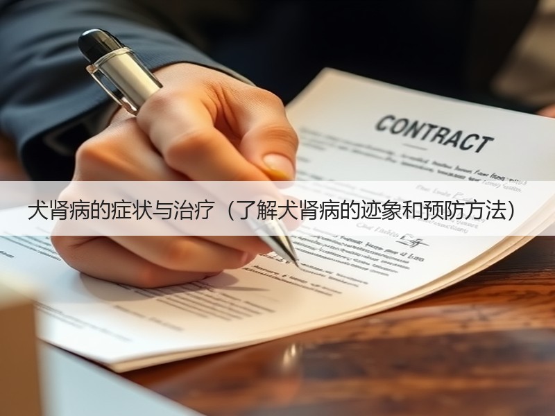 犬肾病的症状与治疗（了解犬肾病的迹象和预防方法）
