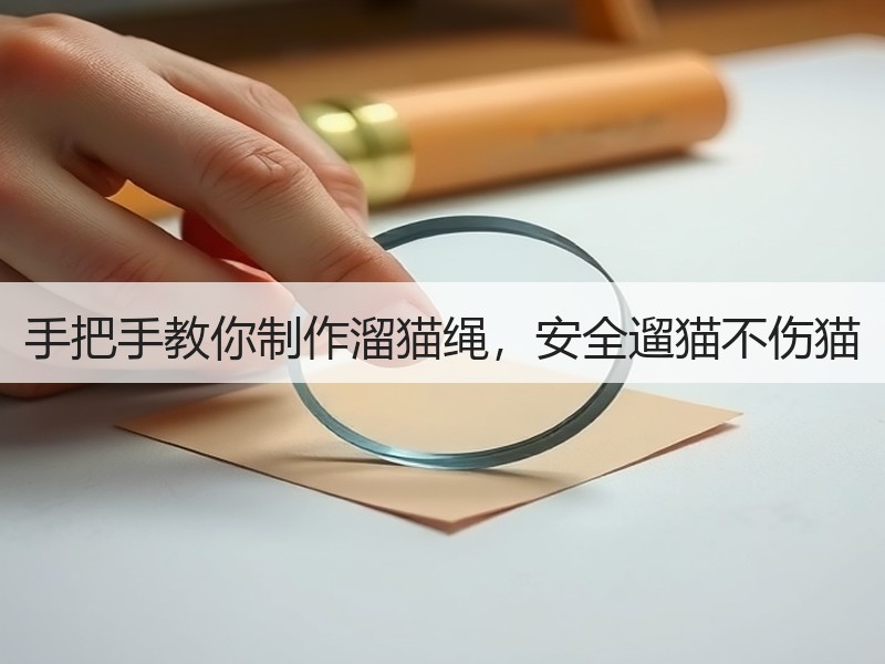 手把手教你制作溜猫绳，安全遛猫不伤猫