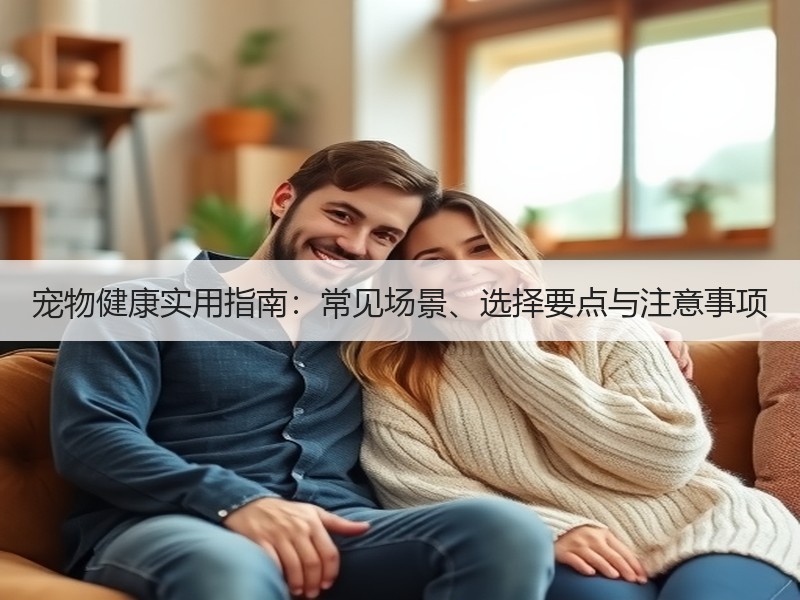 宠物健康实用指南：常见场景、选择要点与注意事项
