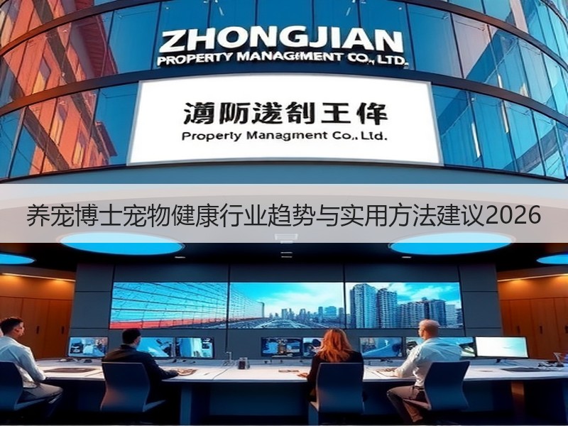 养宠博士宠物健康行业趋势与实用方法建议2026