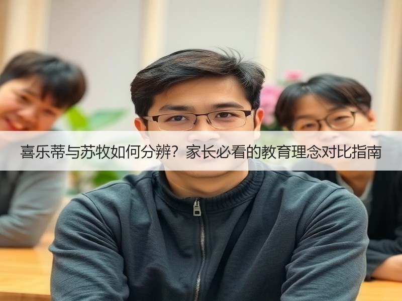 喜乐蒂与苏牧如何分辨？家长必看的教育理念对比指南