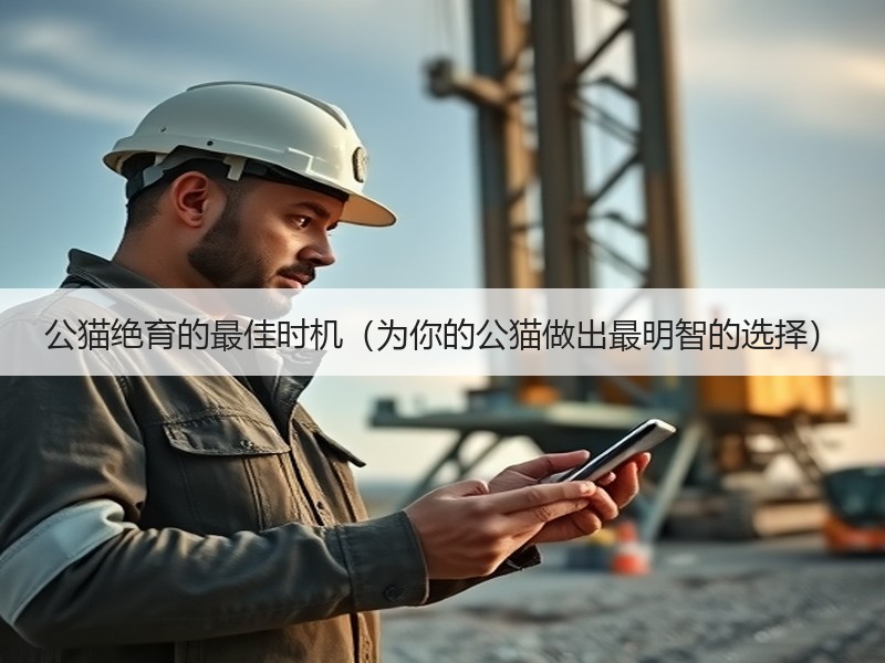 公猫绝育的最佳时机（为你的公猫做出最明智的选择）