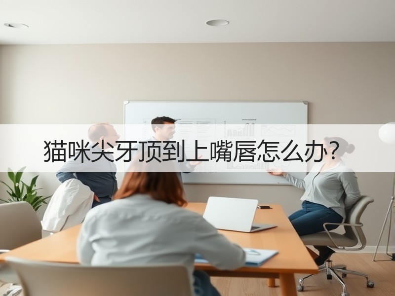 猫咪尖牙顶到上嘴唇怎么办？