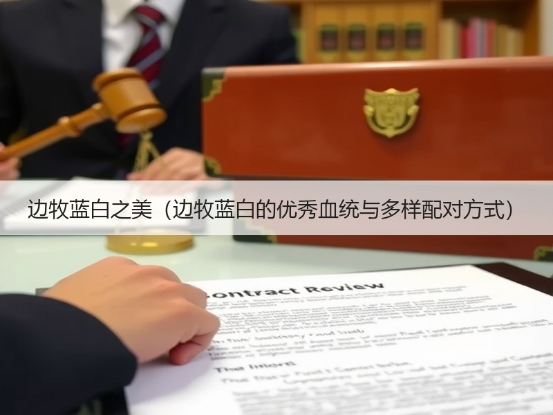 边牧蓝白之美（边牧蓝白的优秀血统与多样配对方式）