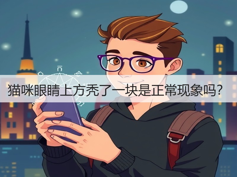 猫咪眼睛上方秃了一块是正常现象吗？