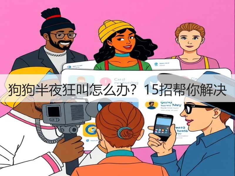 狗狗半夜狂叫怎么办？15招帮你解决