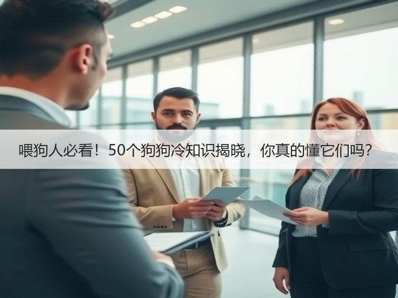 喂狗人必看！50个狗狗冷知识揭晓，你真的懂它们吗？