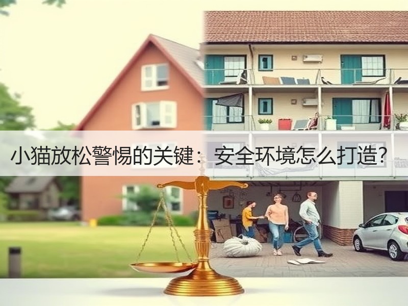 小猫放松警惕的关键：安全环境怎么打造？