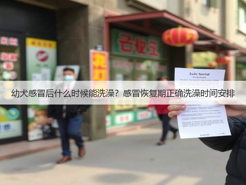 幼犬感冒后什么时候能洗澡？感冒恢复期正确洗澡时间安排