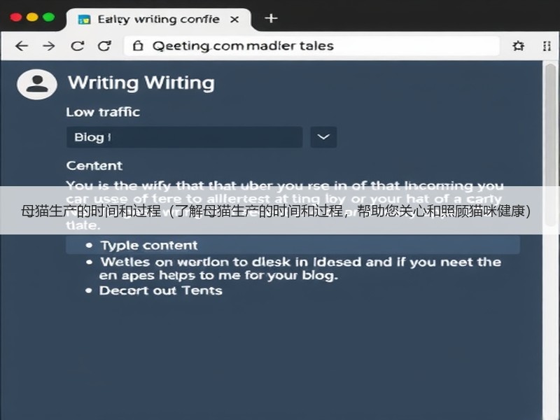 母猫生产的时间和过程（了解母猫生产的时间和过程，帮助您关心和照顾猫咪健康）