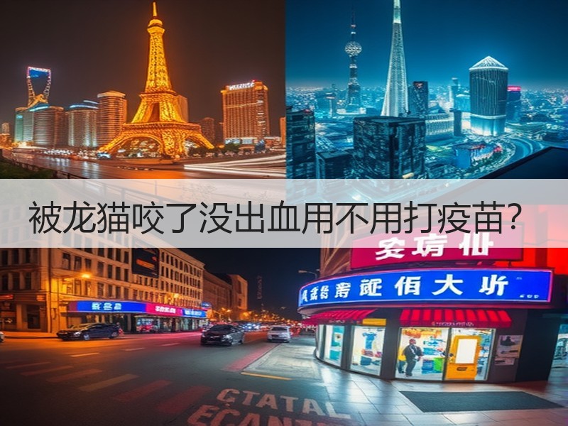 被龙猫咬了没出血用不用打疫苗？