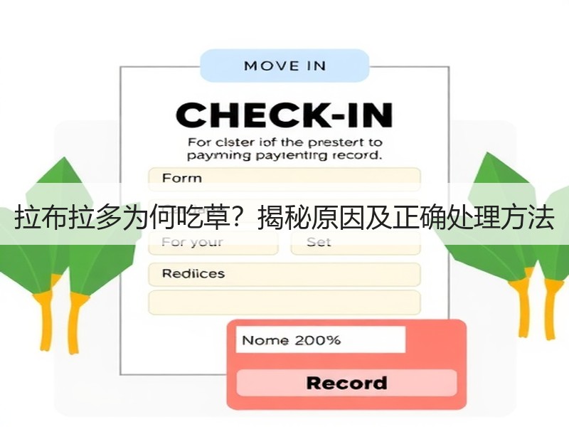 拉布拉多为何吃草？揭秘原因及正确处理方法