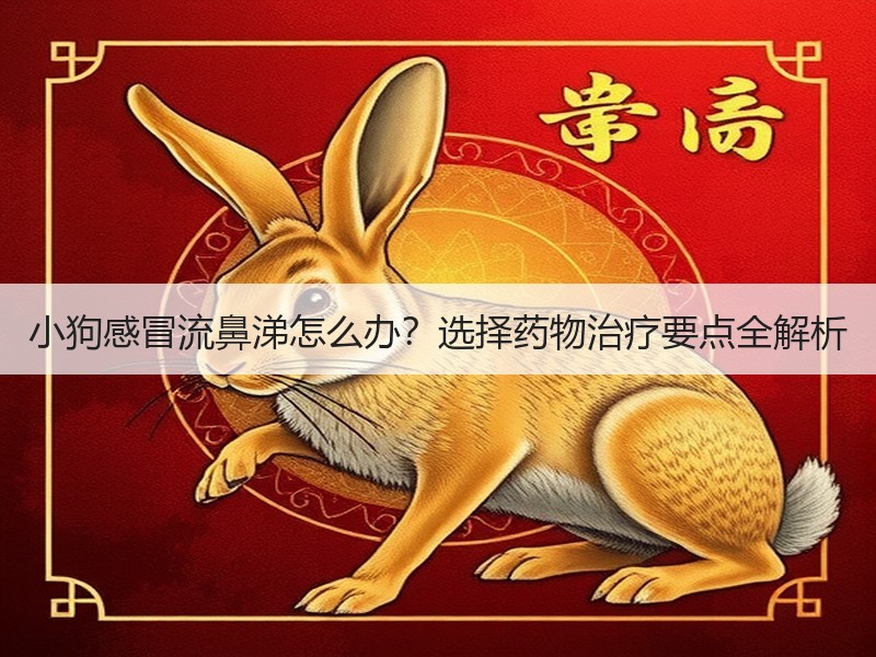 小狗感冒流鼻涕怎么办？选择药物治疗要点全解析