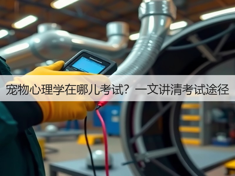宠物心理学在哪儿考试？一文讲清考试途径