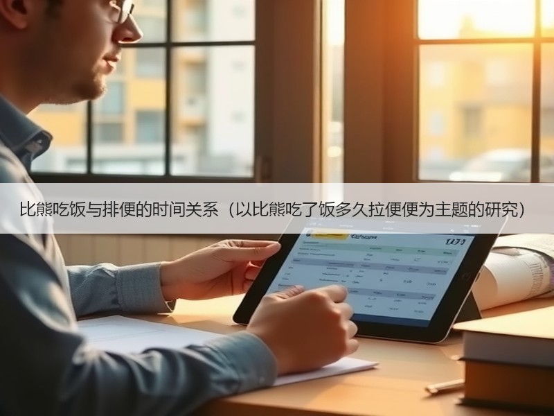 比熊吃饭与排便的时间关系（以比熊吃了饭多久拉便便为主题的研究）