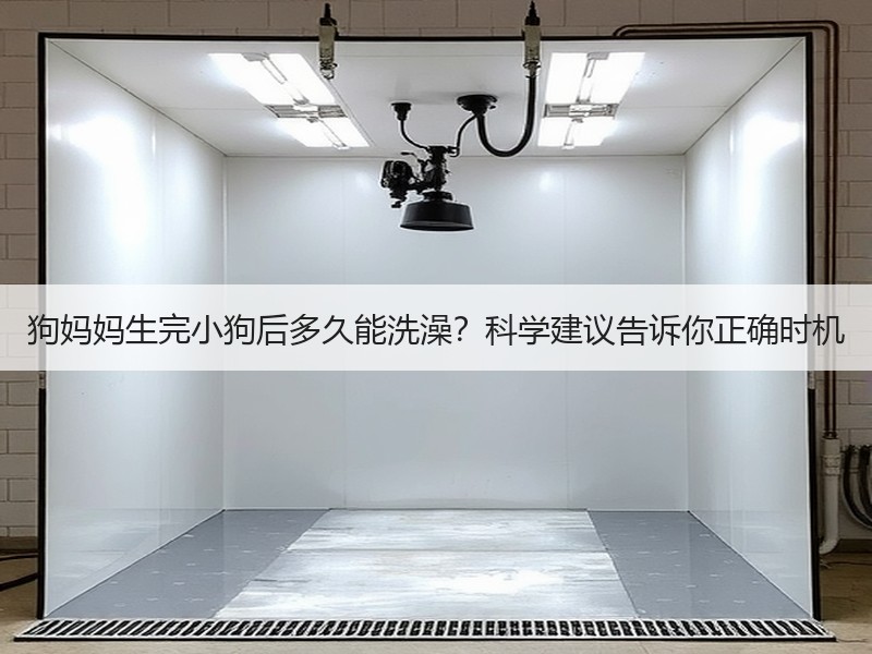 狗妈妈生完小狗后多久能洗澡？科学建议告诉你正确时机