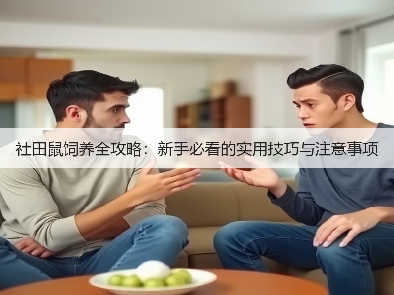 社田鼠饲养全攻略：新手必看的实用技巧与注意事项