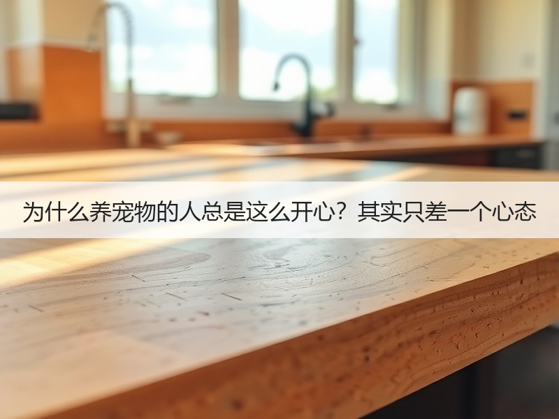 为什么养宠物的人总是这么开心？其实只差一个心态