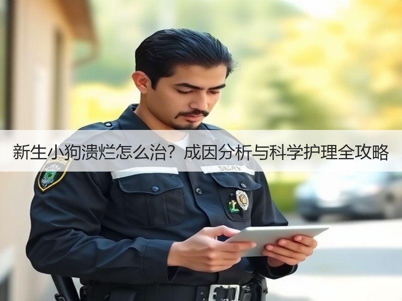 新生小狗溃烂怎么治？成因分析与科学护理全攻略