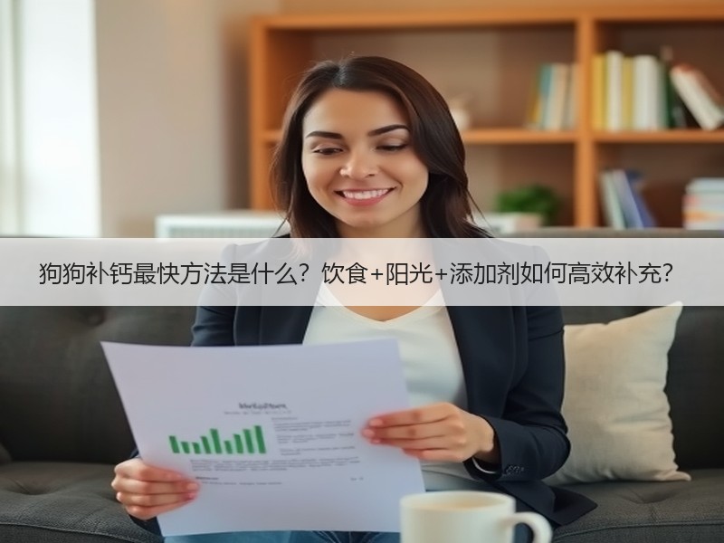狗狗补钙最快方法是什么？饮食+阳光+添加剂如何高效补充？