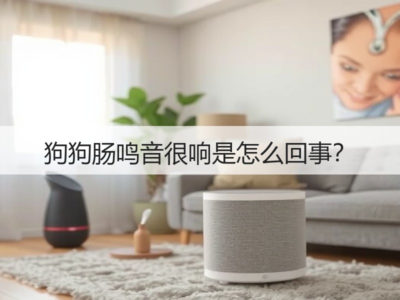 狗狗肠鸣音很响是怎么回事？