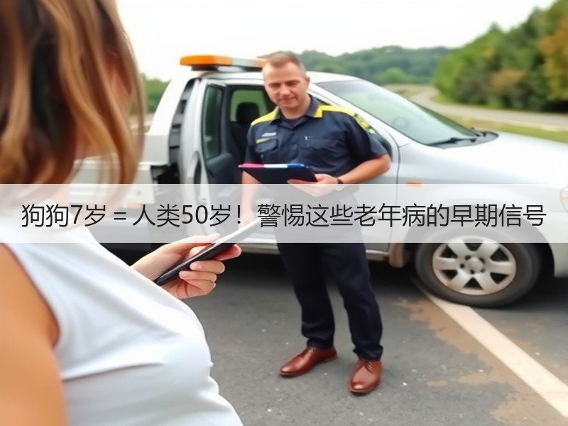 狗狗7岁＝人类50岁！警惕这些老年病的早期信号
