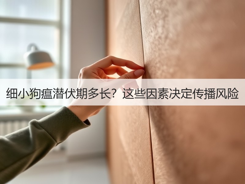 细小狗瘟潜伏期多长？这些因素决定传播风险