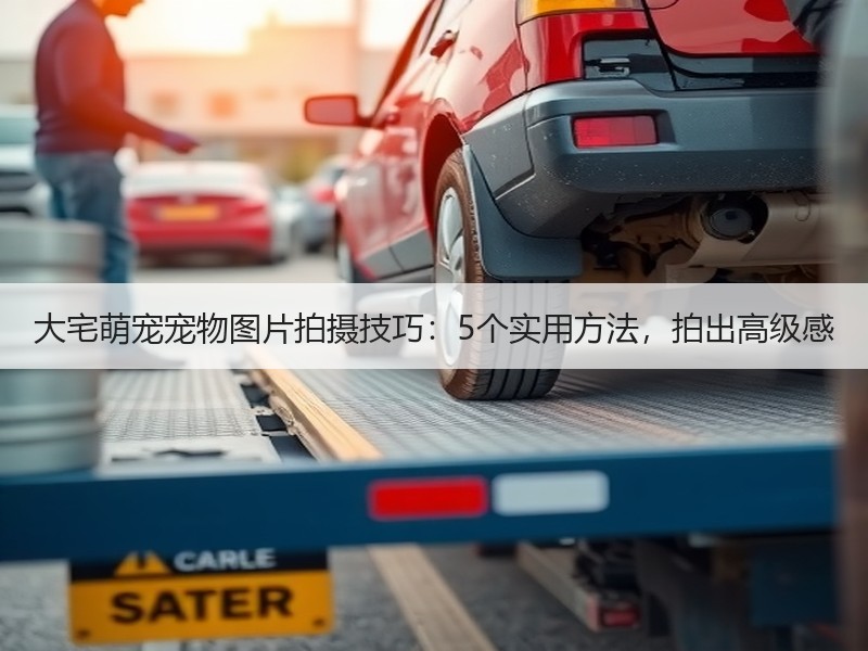 大宅萌宠宠物图片拍摄技巧：5个实用方法，拍出高级感