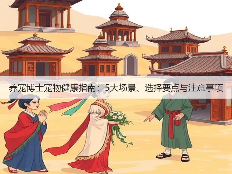 养宠博士宠物健康指南：5大场景、选择要点与注意事项