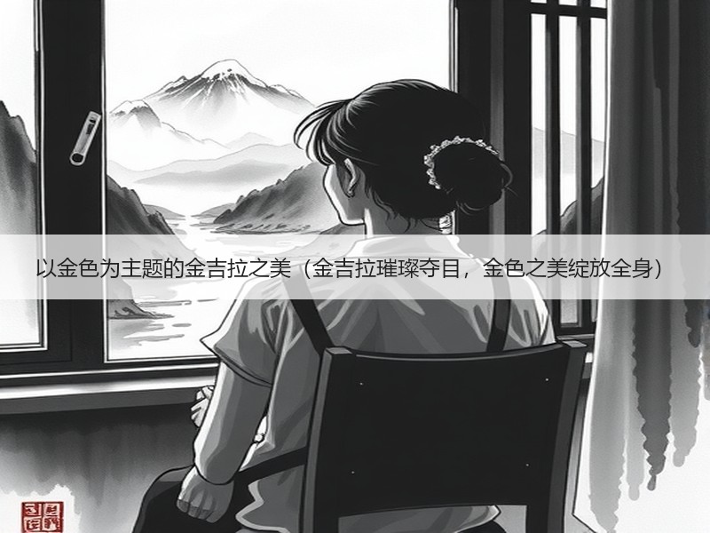 以金色为主题的金吉拉之美（金吉拉璀璨夺目，金色之美绽放全身）