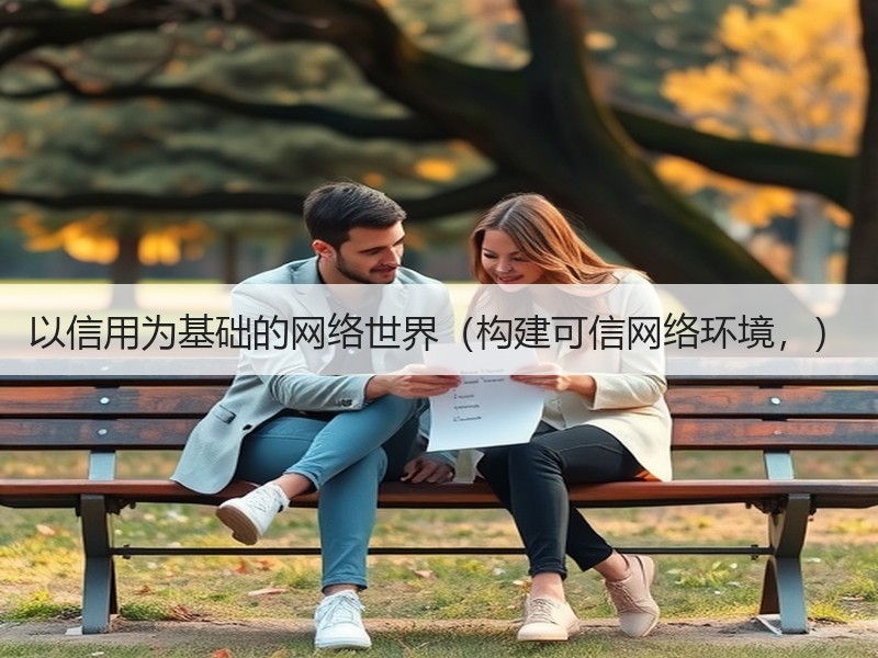 以信用为基础的网络世界（构建可信网络环境，）