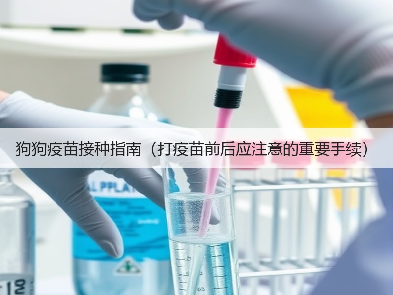 狗狗疫苗接种指南（打疫苗前后应注意的重要手续）