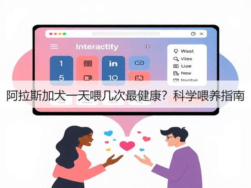 阿拉斯加犬一天喂几次最健康？科学喂养指南