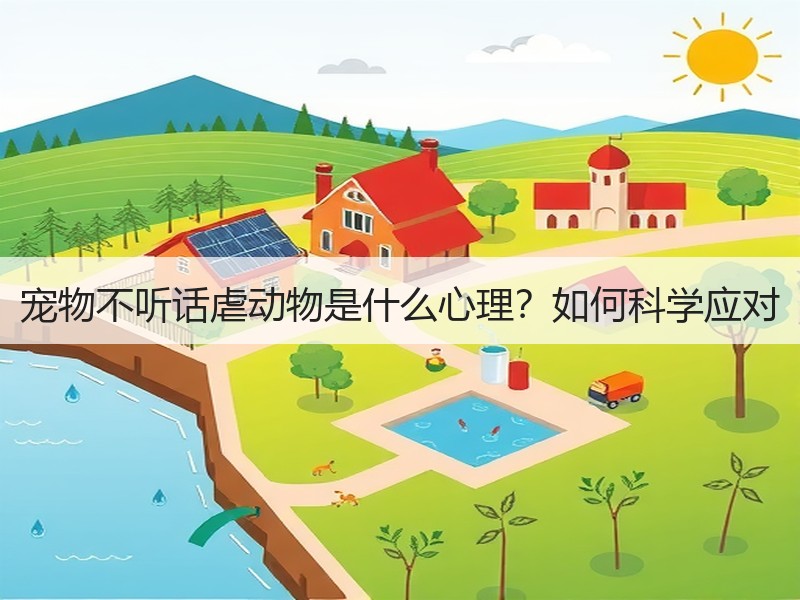 宠物不听话虐动物是什么心理？如何科学应对
